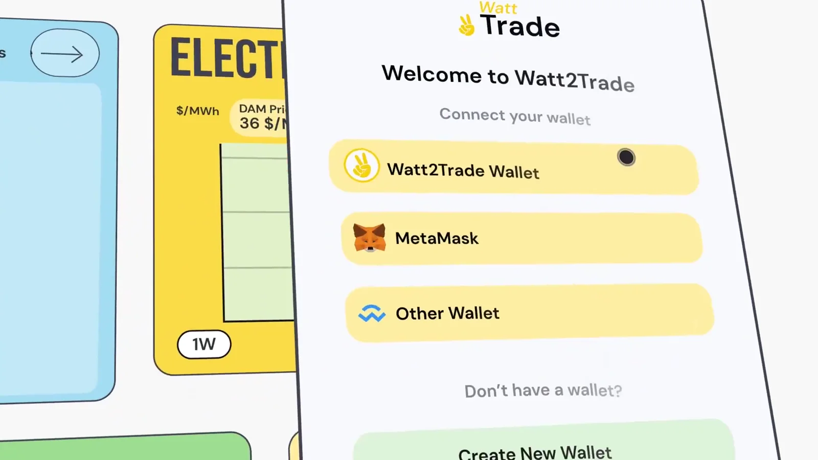 Watt2Trade: Launch film + launch graphics by Alterra Studio