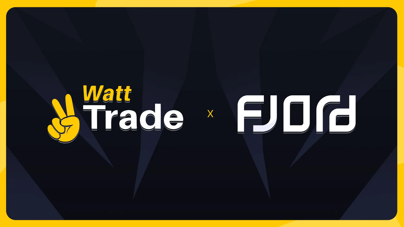 Watt2Trade and Fjord partnership lockup on dark